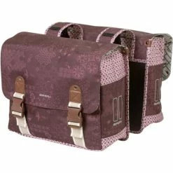 BASIL BOHEME 35L Pannier Set Red