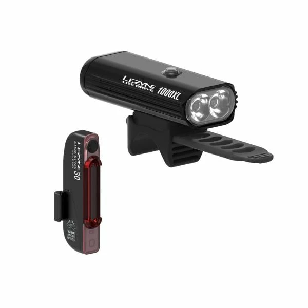 LEZYNE LITE DRIVE 1000XL / STICK PAIR Front And Rear Lights