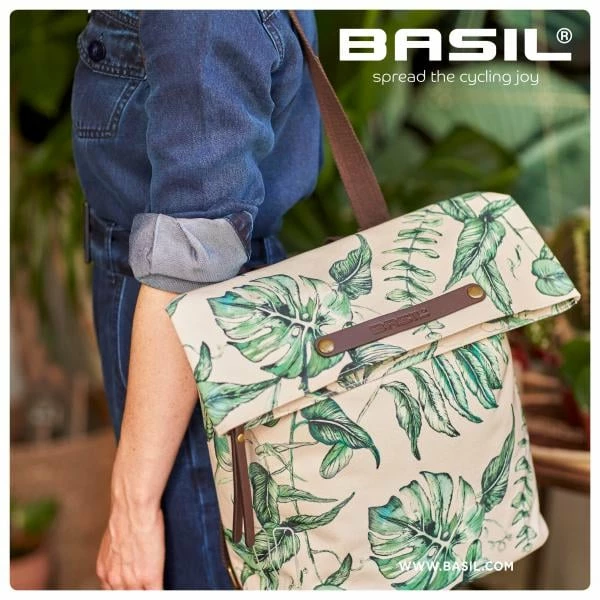 BASIL EVER GREEN 14-19L Pannier Bag Beige – Bild 9