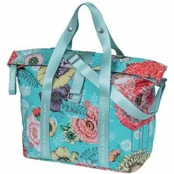 BASIL Bloom Field KF-Hook 8-11L Pannier Or Handlebar Bag Sky Blue