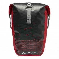 VAUDE AQUA BACK PRINT SINGLE Pannier 24L Black/Red 2022