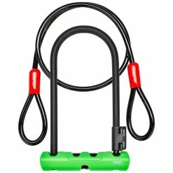 ABUS ULTRA 410/170HB230 SH34 U-Lock (12 X 230 X 110 Mm) + Cable Cobra 10/120 (10 Mm X 120 Cm)