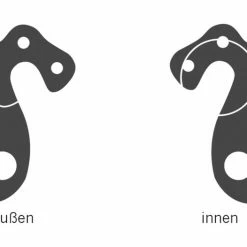 Ghost Schaltauge Derailleur Hanger Ausfallende GRH-21BL EZ1954